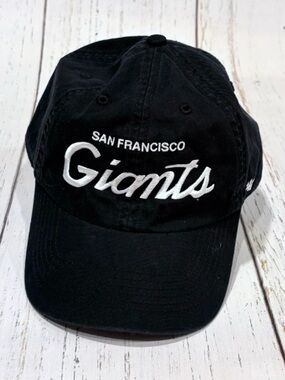 San Francisco Giants Black Script Baseball Cap